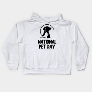 National Pet Day Kids Hoodie